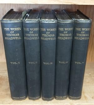 Bild des Verkufers fr The Complete Works of Thomas Shadwell, Volumes I-V zum Verkauf von Second Story Books, ABAA