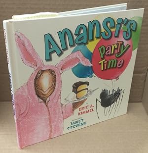 Bild des Verkufers fr Anansi's Party Time [SIGNED] zum Verkauf von Second Story Books, ABAA