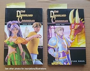 Seller image for The Dreamland Chronicles [Books 1 & 2] (both signed/inscribed and with hand-drawn illustrations) for sale by Second Story Books, ABAA