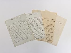 FOUR AUTOGRAPH LETTERS SIGNED