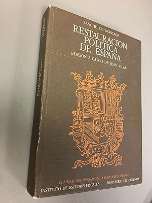 Imagen del vendedor de RESTAURACION POLITICA DE ESPAA a la venta por Second Story Books, ABAA