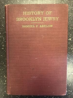 Seller image for HISTORY OF BROOKLYN JEWRY for sale by Second Story Books, ABAA