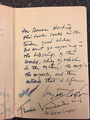 FAMILIES [INSCRIBED BY WYATT COOPER AND SIGNED BY GLORIA VANDERBILT, CARTER COOPER, AND ANDERSON ...