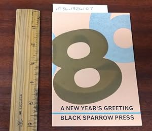 GOLD IN YOUR EYE (A NEW YEAR'S GREETING, BLACK SPARROW PRESS)