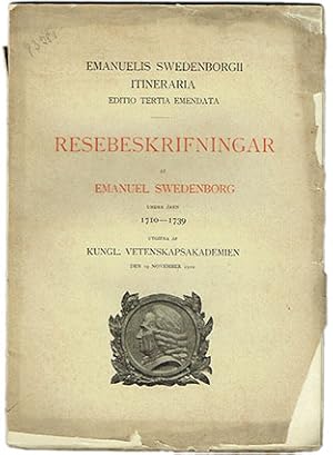 Resebeskrifningar af Emanuel Swedenborg under åren 1710-1739. Mycket gott skick
