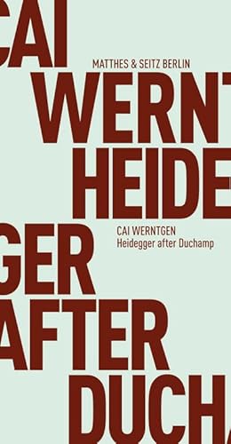 Immagine del venditore per Heidegger after Duchamp venduto da AHA-BUCH GmbH