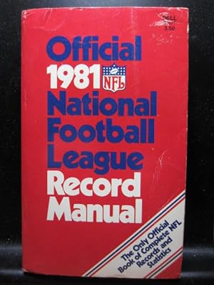 OFFICIAL NINETEEN EIGHTY-ONE NFL RECORD MANUAL