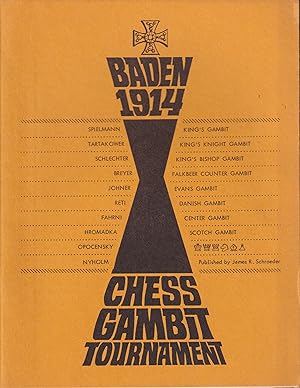 Baden 1914 Chess Gambit Tournament