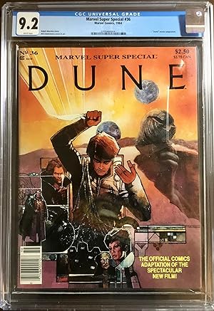 MARVEL SUPER SPECIAL No. 36 : DUNE (The Offical Comics Adaptation) (1984) - CGC Graded 9.2 (NM-)