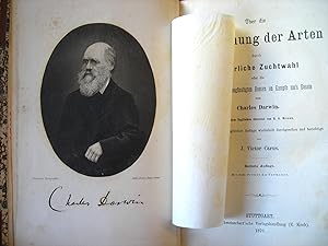 Ch.Darwin's gesammelte Werke. [Übertragen J.Victor Carus. Autorisierte deutsche Ausgabe]. Vollstä...