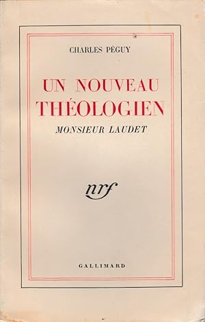 UN NOUVEAU THEOLOGIEN MONSIEUR LAUDET