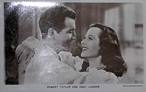 Robert Taylor and Hedy Lamarr. (Scene from Lady of the Tropics).