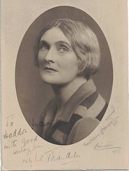 Sybil Thorndike. Signed photograph.