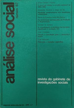 Seller image for ANLISE SOCIAL, REVISTA DO GABINETE DE INVESTIGAES SOCIAIS, N. 057, 1979. for sale by Livraria Castro e Silva