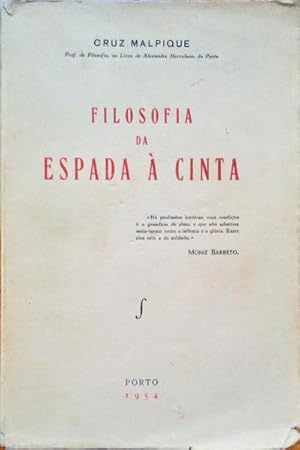 Seller image for FILOSOFIA DA ESPADA  CINTA. for sale by Livraria Castro e Silva