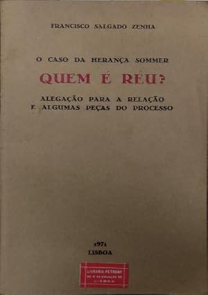 Imagen del vendedor de O CASO DA HERANA SOMMER: QUEM  RU? a la venta por Livraria Castro e Silva