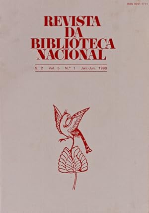 REVISTA DA BIBLIOTECA NACIONAL, Nº 1, HOMENAGEM A JOÃO PALMA-FERREIRA, 1990.