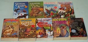 Seller image for Xanth (series): Centaur Aisle; Ogre, Ogre; Dragon on a Pedestal; Golem in the Gears; Heaven Cent; Man from Mundania; Question Quest; The Color of Her Panties; Currant Events; -(nine volumes in the "Xanth" series)- for sale by Nessa Books