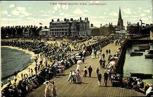 Ansichtskarte / Postkarte Lowestoft East of England, View from South Pier