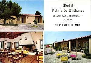 Image du vendeur pour Ansichtskarte / Postkarte Peyriac de Mer Aude, Motel Relais de Cathares, Innenansicht mis en vente par akpool GmbH