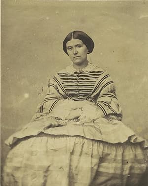 France Paris Mme Theresine (Henri) Grevedon Old CDV Photo Walter 1850