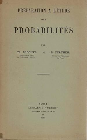 Préparation a l'étude des probabilités