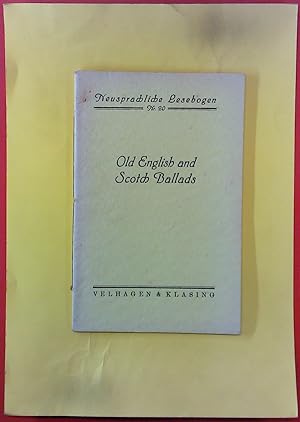 Image du vendeur pour Neusprachliche Lesebogen Nr. 20 - Old English and Scotch Ballads mis en vente par biblion2
