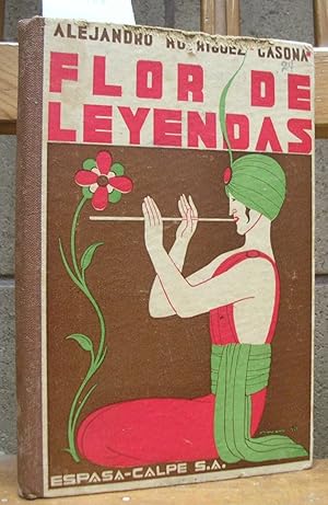 Bild des Verkufers fr FLOR DE LEYENDAS. Lecturas literarias para nios. Ilustraciones de Rivero Gil. Primera edicin zum Verkauf von LLIBRES del SENDERI