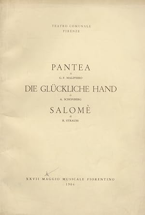 Pantea. Dramma sinfonico di G. F. Malipiero. Prima rappresentazione a Firenze. (Direttore Bruno M...