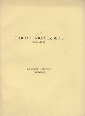 Harald Kreutzberg, danzatore. Al pianoforte Friedrich Wilckens. (Programma: Czerny, Wilckens, Moz...