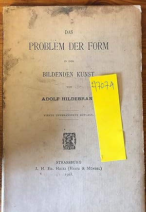 Seller image for Das Problem der Form in der Bildenden kunst for sale by Antiquariaat Anton W. van Bekhoven