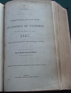 Statistics of the Colony of Victoria for the Year 1865 & 1866