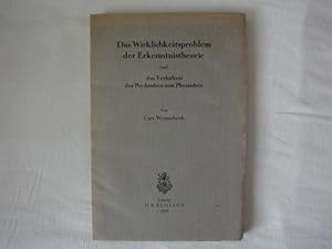 Imagen del vendedor de Das Wirklichkeitsproblem der Erkenntnistheorie Und Das Verhltnis Des Psychischen Zum Physischen a la venta por Malota