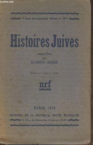 Imagen del vendedor de Histoires juives a la venta por Le-Livre