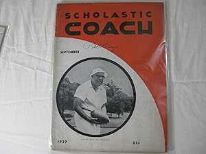 SCHOLASTIC COACH: September 1937