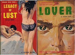 Lover / Legacy of Lust (2 vintage adult paperbacks)