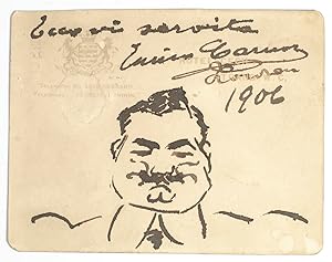 Enrico Caruso Signed Postcard.