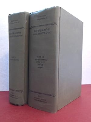 Hindi-Sahitya-Sarini or Hindi bibliography (2 volumes). Being a universal, classified and scienti...