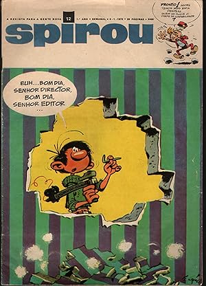 SPIROU: A Revista para a gente nova. (1ª Série). Nº 12. 1º Ano : 6-1-1972