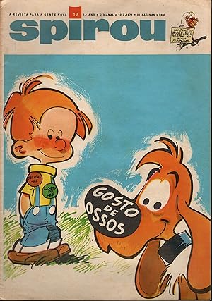 SPIROU: A Revista para a gente nova. (1ª Série). Nº 17. 1º Ano : 10-2-1972