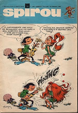 SPIROU: A Revista para a gente nova. (1ª Série). Nº 19. 1º Ano : 24-2-1972