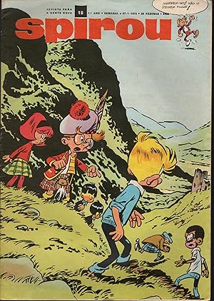 SPIROU: A Revista para a gente nova. (1ª Série). Nº 15. 1º Ano : 27-1-1972