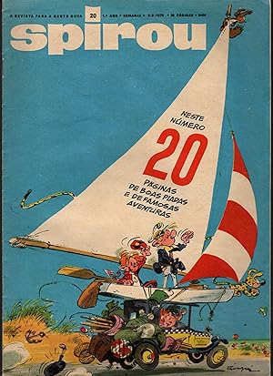 SPIROU: A Revista para a gente nova. (1ª Série). Nº 20. 1º Ano : 2-3-1972