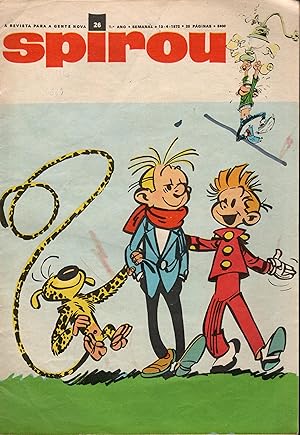 SPIROU: A Revista para a gente nova. (1ª Série). Nº 26. 1º Ano : 13-4-1972