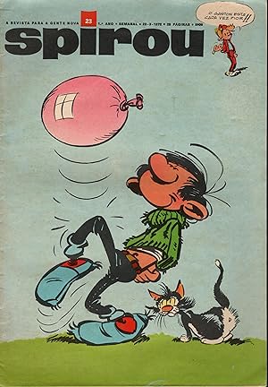 SPIROU: A Revista para a gente nova. (1ª Série). Nº 23. 1º Ano : 23-3-1972