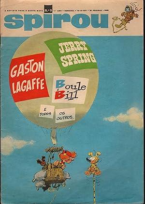 SPIROU: A Revista para a gente nova. (1ª Série). Nº 9. 1º Ano : 16-12-1971