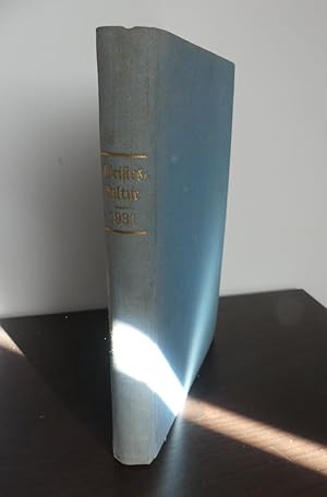 Seller image for Geisteskultur. Monatshefte der Comeniusgesellschaft fr Geisteskultur und Volksbildung. Gegrndet von Ludwig Keller. Jahrgang 1931. Der ganzen Reihe 40. Band. for sale by Antiquariat Maralt