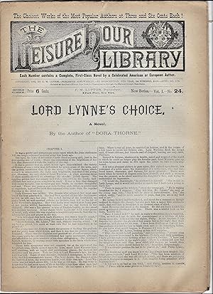 Seller image for Lord Lynne's Choice in The Leisure Hour Library for sale by Legacy Books II