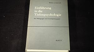 Seller image for Einfhrung in die Tiefenpsychologie fr Pdagogen und Sozialpdagogen. for sale by Versandantiquariat Ingo Lutter