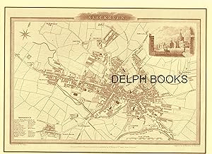 Bild des Verkufers fr Blackburn Map zum Verkauf von Delph Books PBFA Member